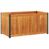 vidaXL Vrtna sadilica 85 x 45 x 44 cm masivno bagremovo drvo i čelik