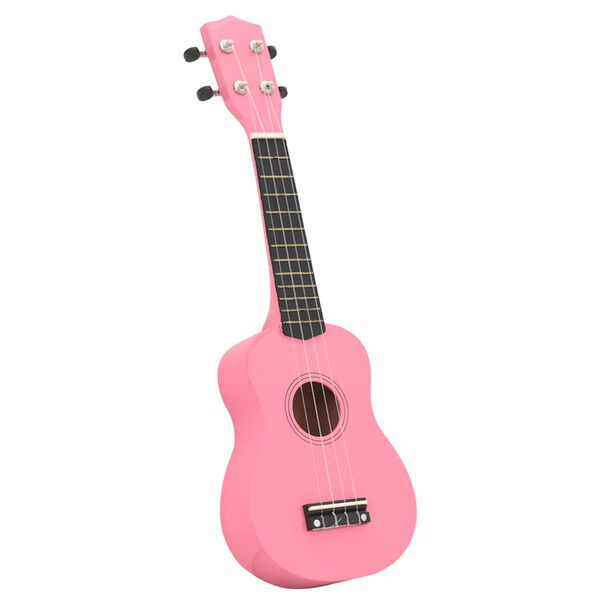 vidaXL Set dječjeg ukulelea Soprano s torbom ružičasti 23 "