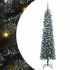 vidaXL Umjetno božićno drvce Zelena 180 cm PVC, Plastika i Čelik