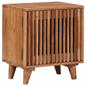 vidaXL Ručno rađeni noćni ormarić Tamnije smeđi teak 40 x 30 x 45 cm
