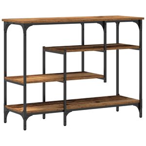 vidaXL Konzolni stol Staro drvo 100 x 35 x 75 cm