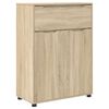 vidaXL Kupaonski ormar s ladicama Sonoma hrast 72,5 x 36,5 x 100 cm