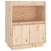 vidaXL Komoda 60 x 34 x 75 cm od masivne borovine