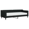 vidaXL Dnevni krevet s madracem crni 80 x 200 cm od tkanine
