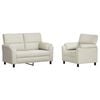 vidaXL Set sofe 2 pcs Krem Bar&scaron;un