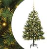 vidaXL Umjetno Drvo za Božić s &Scaron;i&scaron;arkama Zelena 150 cm