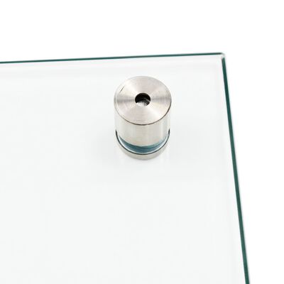 vidaXL Kuhinjska zaštita od prskanja prozirna 100x60 cm kaljeno staklo