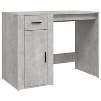 vidaXL Radni stol boja betona 100 x 49 x 75 cm od konstruiranog drva