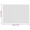 vidaXL Tepih pravokutni prirodni 70 x 100 cm od bambusa