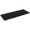 vidaXL Zidna polica tamnosmeđa 160x60x(2-6) cm od obrađene hrastovine