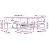 vidaXL Set vanjskih sofa s jastukom 6 pcs Prirodna i svijetlo siva