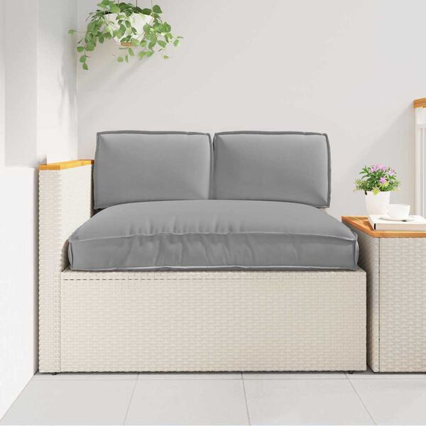 vidaXL Set jastučića 3 pcs Siva Oxford tkanina