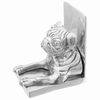 vidaXL Držači za knjige 2 kom. Srebrno 12 x 15 x 18 cm Aluminij