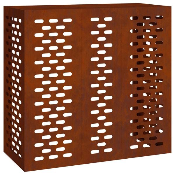 vidaXL Pokrov za klima uređaj Rđa 110 x 50 x 105 cm