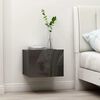 vidaXL Noćni ormarić sjajni sivi 40 x 30 x 30 cm od konstruiranog drva