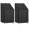 vidaXL Navlake za vrtne stolice 2 kom 8 u&scaron;ica 65 x 65 x 80/120 cm PE