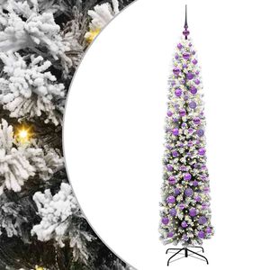 vidaXL Umjetno božićno drvce Zelena 180 cm PVC i čelik i plastika