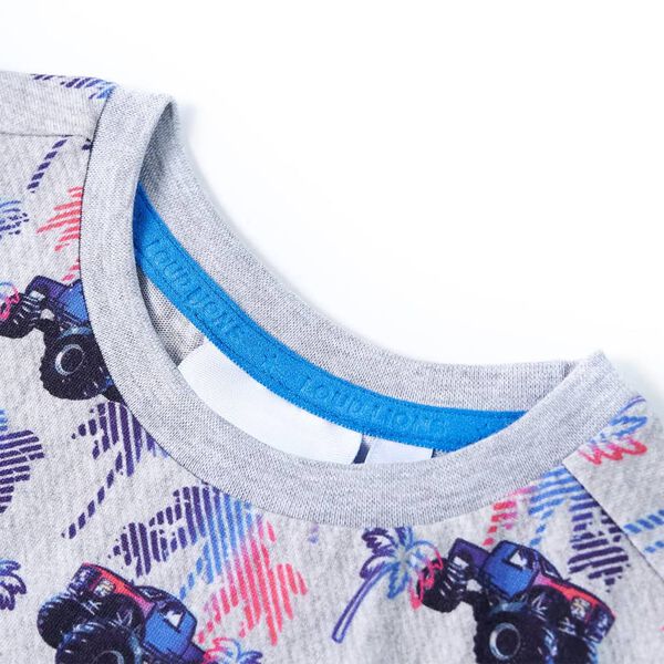 Dječja majica siva pro&scaron;arana 116