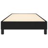vidaXL Okvir za krevet s oprugom crni 80x200cm od tkanine