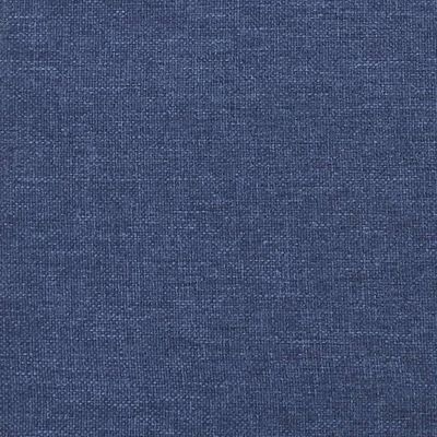 vidaXL Madrac s džepičastim oprugama plavi 120x200x20 cm od tkanine