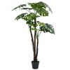 vidaXL Umjetna biljka monstera s posudom 130 cm zelena