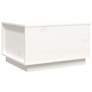 vidaXL Stolić za kavu bijeli 60 x 50 x 35 cm od masivne borovine