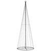 vidaXL Stožasto božićno drvce hladno bijelo 732 LED žarulje 160x500 cm