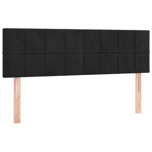 vidaXL Uzglavlja crna 144x5x78/88 cm bar&scaron;unasta