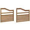 vidaXL Nasloni ruku 2 pcs Smeđa 79 x 4 x 73 cm Konstruirano drvo