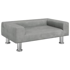 vidaXL Krevet za pse svjetlosivi 70x45x26,5 cm bar&scaron;unasti