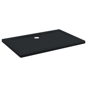 vidaXL Podloga za tu&scaron; s točkicama Crna 120 x 80 x 4 cm ABS