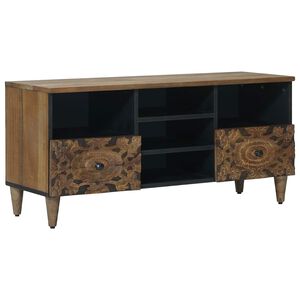 vidaXL TV ormar Smeđa 100 x 33 x 46 cm Čvrsto drvo manga