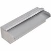Pravokutna fontana za bazen s LED svjetlom nehrđajući čelik 30 cm