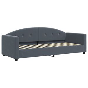 vidaXL Dnevni krevet tamnosivi 80 x 200 cm bar&scaron;unasti
