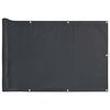 vidaXL Balkonski zaslon za privatnost antracit 300 x 90 cm PVC