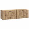 vidaXL TV ormar za zid 98 x 31 x 30 cm Hrast artisan Konstruirano drvo