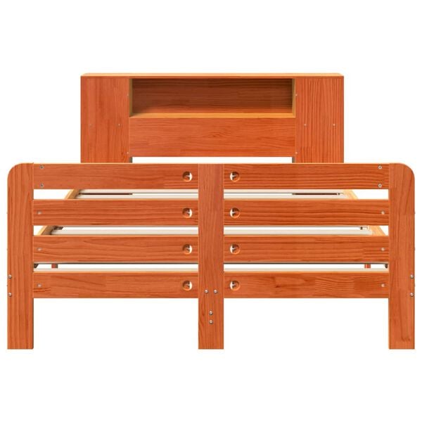 vidaXL Okvir kreveta bez madraca vo&scaron;tano smeđi 140x200 cm od borovine