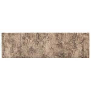 vidaXL Kuhinjski Tepih Smeđi beton 150 x 45 cm 100% poliamid