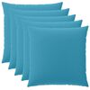 vidaXL Presvlaka za jastuk 6 pcs HEERLEN Svjetloplava 60 x 60 cm