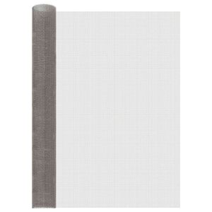 vidaXL Mrežna tkanina 100 x 500 cm 3 Mesh Nehrđajući čelik 201 Srebrna