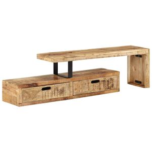 vidaXL TV stalak (118-200) x 30 x 40 cm Masivno drvo boje manga