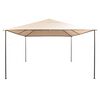 vidaXL Sjenica/paviljon/&scaron;ator/nadstre&scaron;nica 4 x 4 m čelični bež