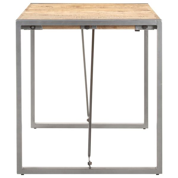 vidaXL Blagovaonski stol 140x70x75 cm od masivnog grubog drva manga