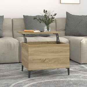 vidaXL Stolić za kavu boja hrasta 60 x 44,5 x 45 cm konstruirano drvo