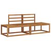 vidaXL Set vanjskih sofa 2 pcs Prirodna 182,5 x 63 x 73 cm