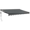 vidaXL Automatska tenda na uvlačenje antracit 3 x 2,5 m