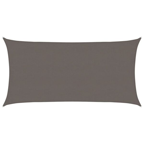 vidaXL Jedro za za&scaron;titu od sunca 160 g/m&sup2; antracit 4 x 7 m HDPE