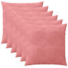 vidaXL Presvlaka za jastuk 6 pcs HEERLEN Ružičasta 60 x 60 cm Bar&scaron;un
