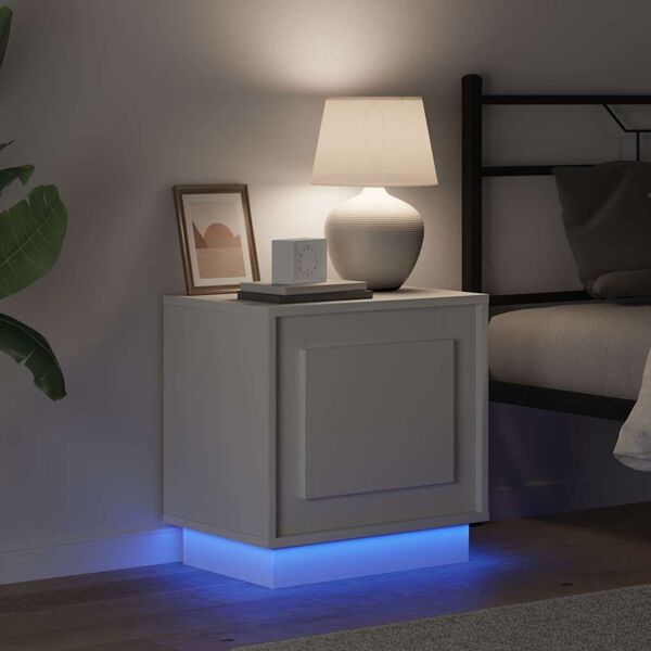 vidaXL Noćni ormar Bijelo 44 x 34,5 x 45 cm Konstruirano drvo