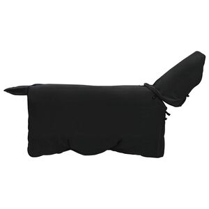 vidaXL Pokrivač za konje Crna 75 cm Poliester Fleece